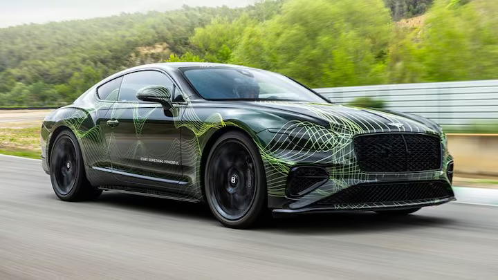 The 2025 Bentley Continental GT will debut an Ultra Performance Hybrid (UPH) powertrain, combining a 4.0-liter twin-turbo V-8 with an electric motor for 771 hp and 737.5 lb-ft of torque.