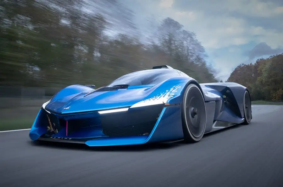 Alpine explores limited production of the Alpenglow supercar with a hydrogen-combustion engine, aiming for sustainable high performance and future road use.