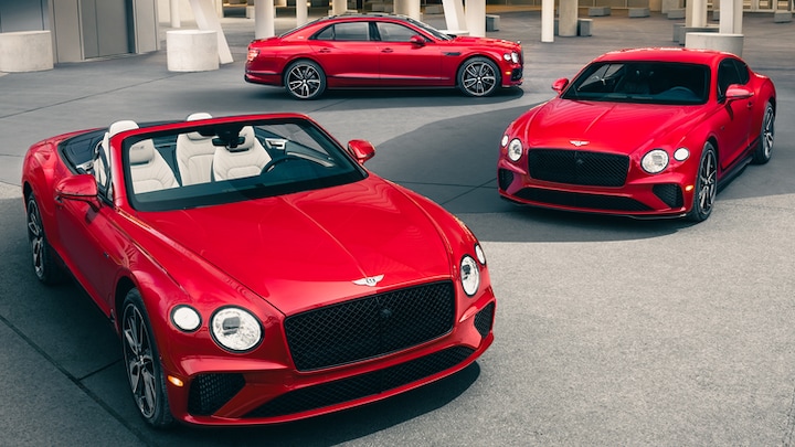 Bentley introduces the Edition 8 models to mark the end of its V-8 era in the Continental GT, GTC, and Flying Spur, featuring exclusive design elements and a 542-hp V-8 engine.