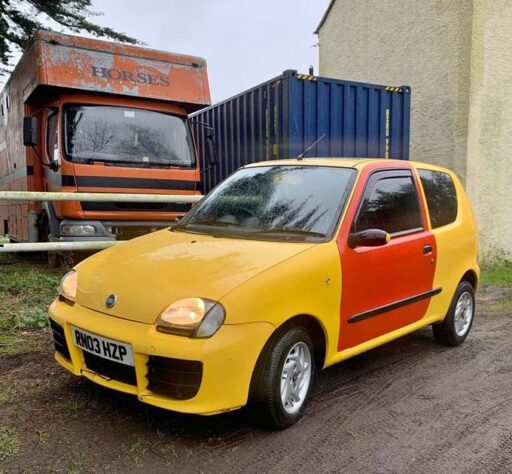 An Inbetweeners fan is selling a replica of the show's iconic yellow Fiat for £650. Despite a cracked windscreen and minor flaws, it’s a nostalgic piece for fans.