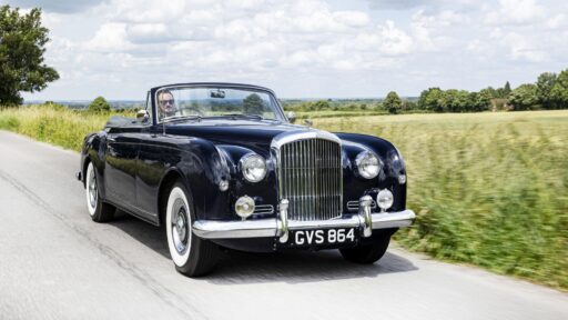 Jay Kay, frontman of Jamiroquai, is auctioning his rare 1958 Bentley S1 Continental Drophead Coupé, featured in a music video, expected to sell for over £1 million.