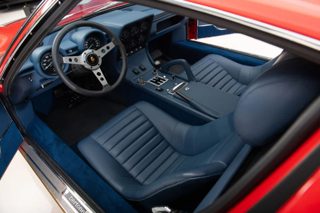 Jamiroquai frontman Jay Kay’s 1972 Lamborghini Miura P400 SV, a rare supercar expected to sell for £2.75 million at auction, features a V12 engine and a storied celebrity ownership history.