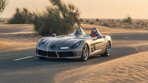 A rare Mercedes-Benz SLR McLaren without a windscreen or roof sold for a record £2.5 million at auction. Only 75 of these 219 mph supercars were produced 15 years ago.