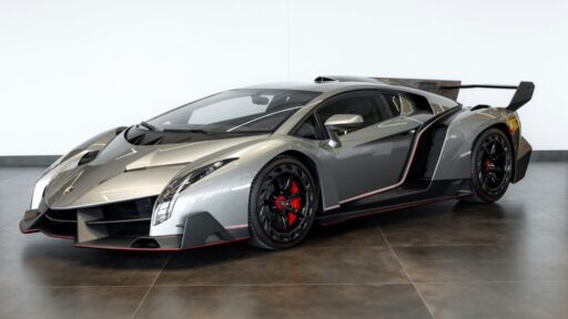 A rare Lamborghini Veneno Coupe, one of only three ever made, will be auctioned for over £3 million. The 2014 model has a 740 hp V12 engine and just 130 miles on the odometer.