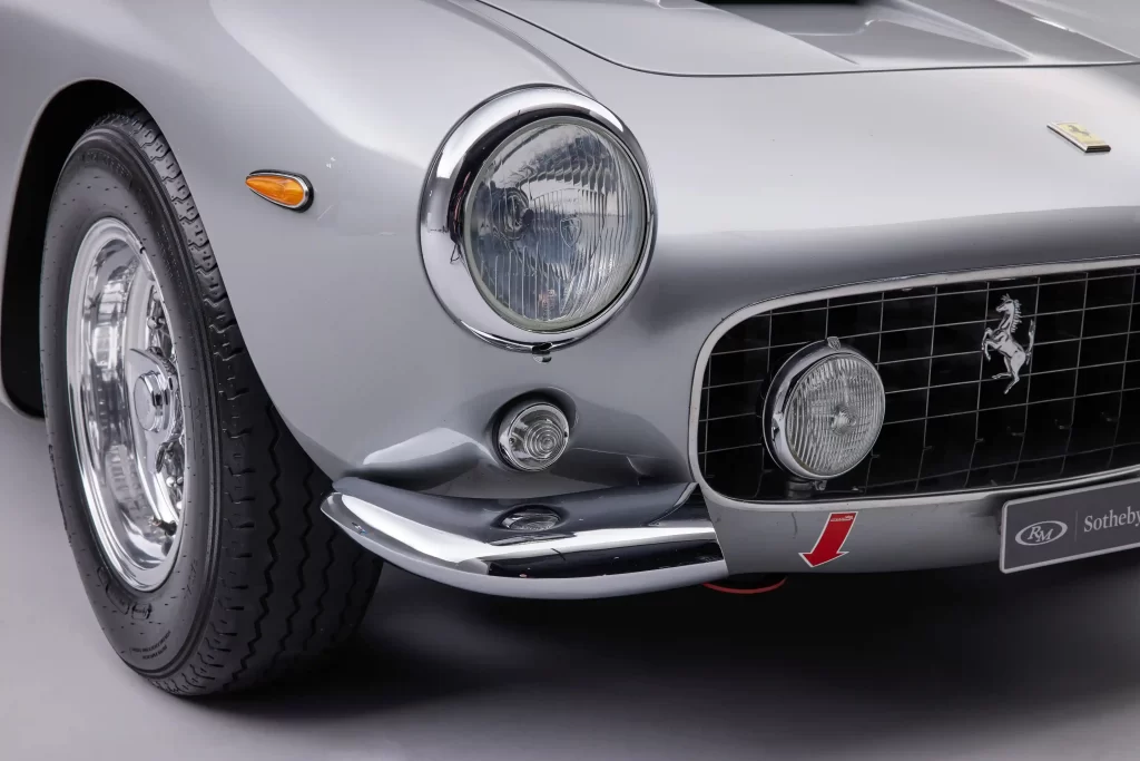 A 1960 Ferrari 250 GT SWB Berlinetta, a rare classic designed by Sergio Scaglietti, is set for auction in Taplow, Berkshire, estimated between £5,000,000 and £6,000,000.