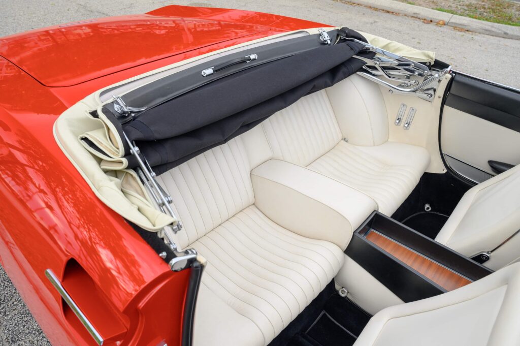 An ultra-rare 1967 Ferrari 365 California Spyder, one of only 14 made, will be auctioned for £3.1 million. This collector's item features a V-12 engine and iconic design.