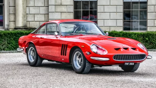A vintage 1964 Ferrari 250 GT/L Berlinetta Lusso, once owned by Chris Evans, is set to sell for £1.5 million. This rare classic has been meticulously restored and maintained.