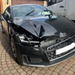 A 2020 Audi TT with 13,000 miles is for sale in Leeds for £8,995. Despite heavy front-end damage and needing repairs, it's a potential bargain compared to its £23,000 value.