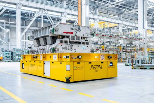 BMW Group Plant Regensburg introduces an autonomous electric transport vehicle using advanced LiDAR technology to efficiently and safely navigate the press plant, enhancing productivity and reducing CO2 emissions.
