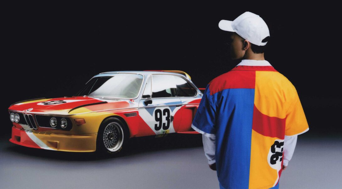 BMW M Motorsport and PUMA launch a second limited-run BMW Art Car Capsule Collection, inspired by Alexander Calder’s iconic design on the 1975 BMW 3.0 CSL.