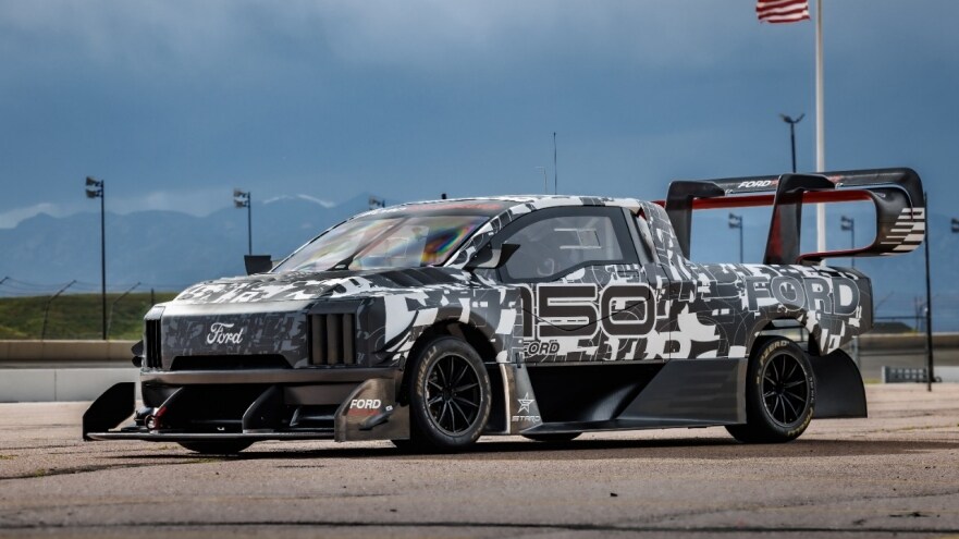 Ford Performance's F-150 Lightning SuperTruck EV heads to Pikes Peak with record-holder Romain Dumas, advancing electric powertrain tech with cutting-edge aerodynamics.