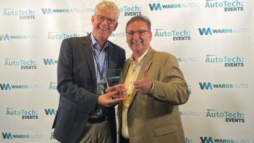 Hyundai Motor America named ‘OEM of the Year’ by WardsAuto at the AutoTech Detroit Conference, highlighting its innovative products and technology, marking the second win since 2021.