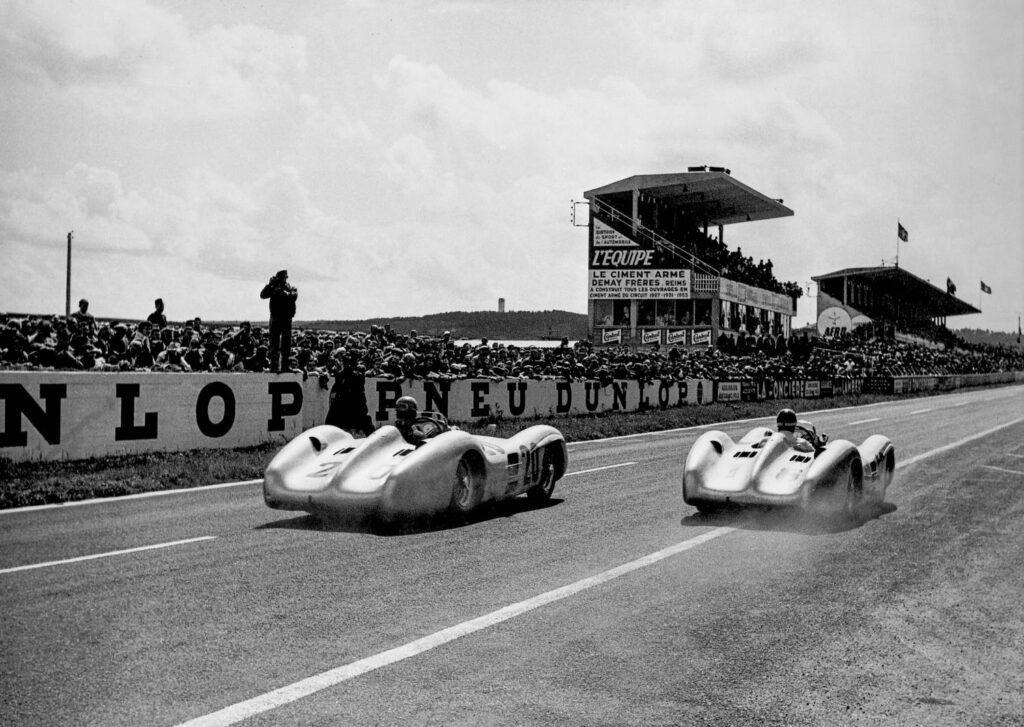 Mercedes-Benz updates its digital archive with detailed motorsport history from 1894 to 1955, celebrating key anniversaries and victories, showcasing the brand's rich racing heritage and achievements.