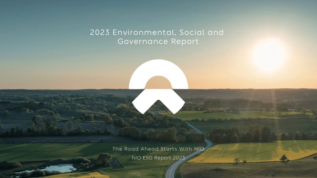 NIO's 2023 ESG Report Highlights Achievements in Sustainability and ...