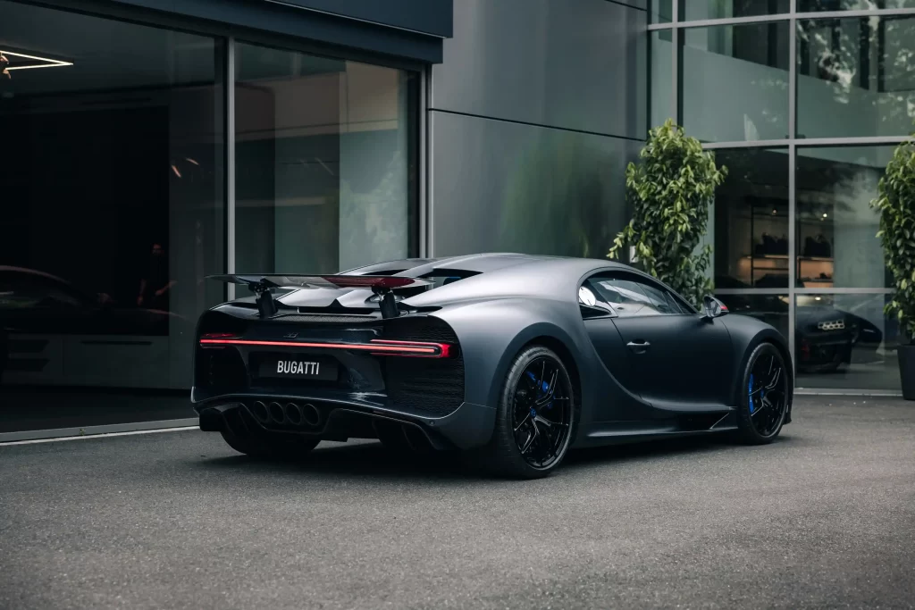 Rare 260mph Bugatti Chiron Sport, one of only 20 made, up for auction at £3.2 million. The 2019 110 Ans Bugatti edition boasts an 8-litre W-16 engine and luxurious design.