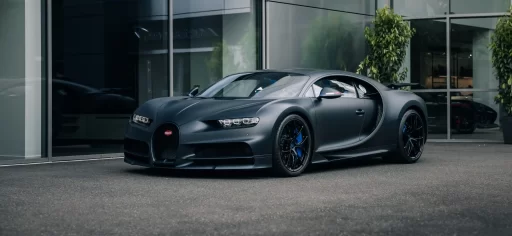 Rare 260mph Bugatti Chiron Sport, one of only 20 made, up for auction at £3.2 million. The 2019 110 Ans Bugatti edition boasts an 8-litre W-16 engine and luxurious design.