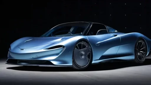 A rare McLaren supercar sold for £1.5 million at auction, significantly below the expected £2 million. The blue Speedtail model, one of just 106 made, boasts a 250 mph top speed and has only 56 miles on the odometer.