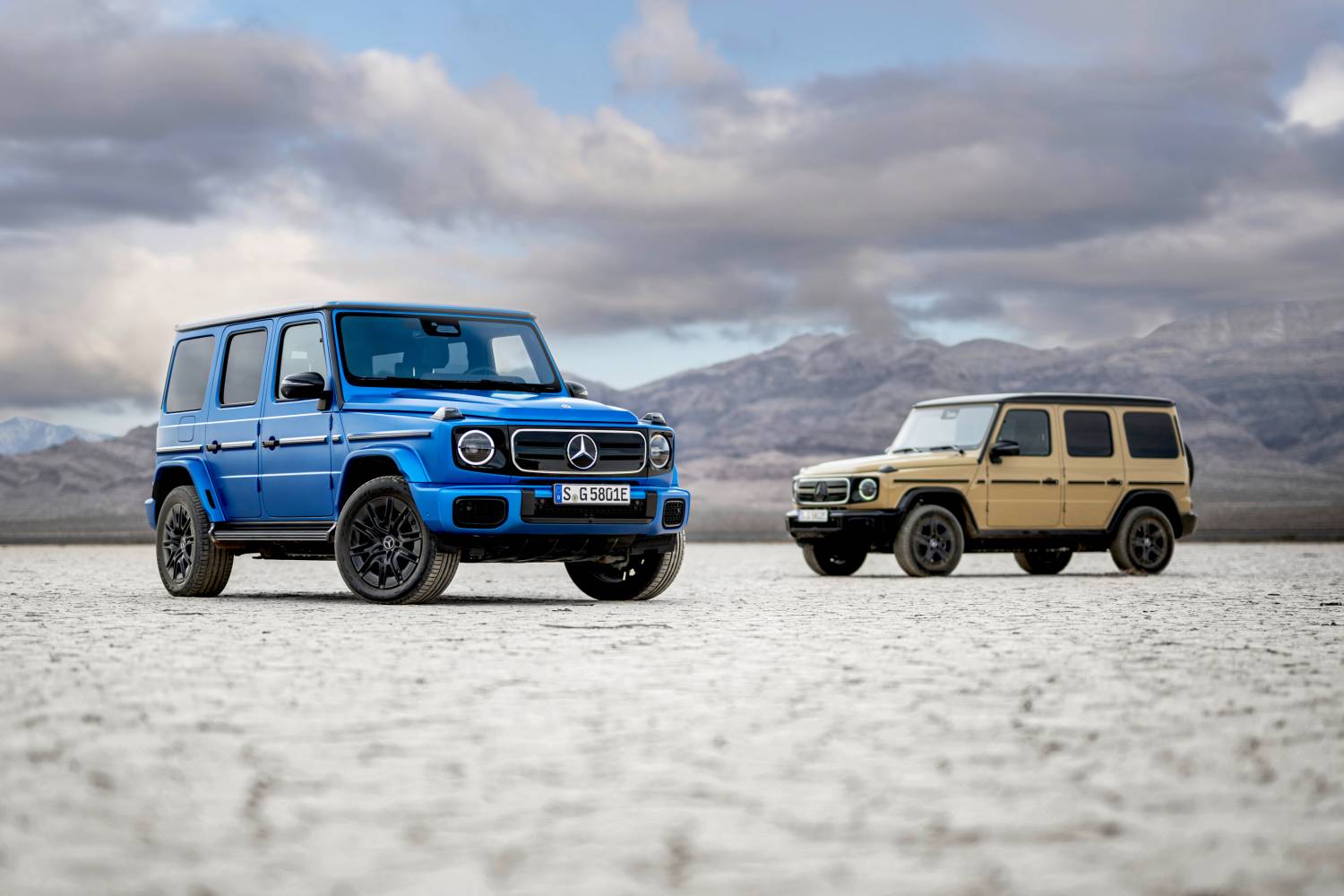 Mercedes-Benz unveils the G 580 with EQ Technology, the first fully electric G-Class, combining traditional ruggedness with modern efficiency and zero CO₂ emissions.