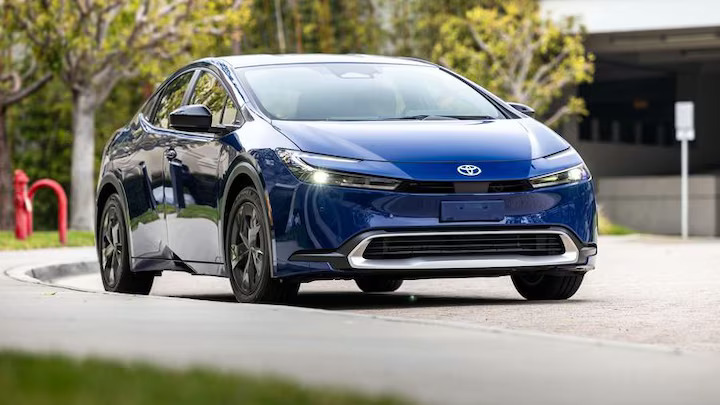 The 2024 Toyota Prius Prime SE is the most affordable plug-in hybrid in the U.S., offering 45 miles of electric range, impressive efficiency, and fun driving dynamics.