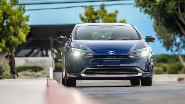 The 2024 Toyota Prius Prime SE is the most affordable plug-in hybrid in the U.S., offering 45 miles of electric range, impressive efficiency, and fun driving dynamics.