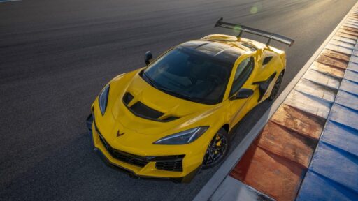 Chevrolet reveals the 2025 Corvette ZR1, the most powerful Corvette ever with a 5.5L twin-turbo V8 engine producing 1,064 hp and 828 lb-ft of torque, available in coupe and convertible forms.