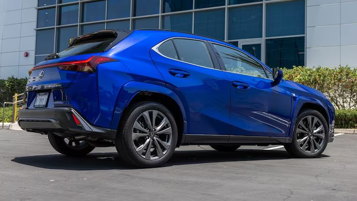 The 2025 Lexus UX Hybrid boasts a new lithium-ion battery, modern infotainment system, and up to 44 mpg. However, it faces high prices for top trims and a compact cabin.