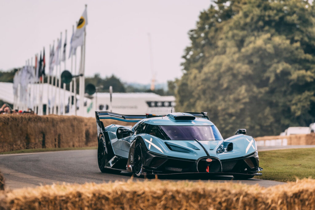 Bugatti captivated audiences at Goodwood Festival of Speed 2024 with the debut of the Tourbillon and thrilling displays by the W16 Mistral and Bolide, showcasing their motorsport legacy.