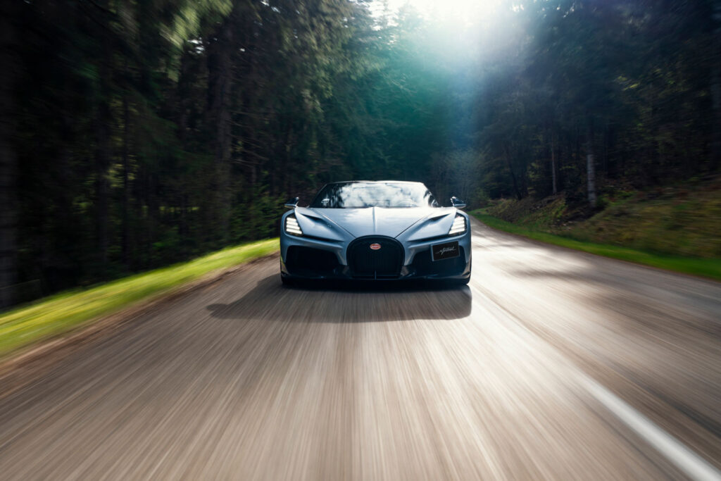 Bugatti's W16 Mistral, the final chapter for the legendary W16 engine, enters its last testing phase, highlighting Bugatti's commitment to excellence in performance, safety, and luxury.