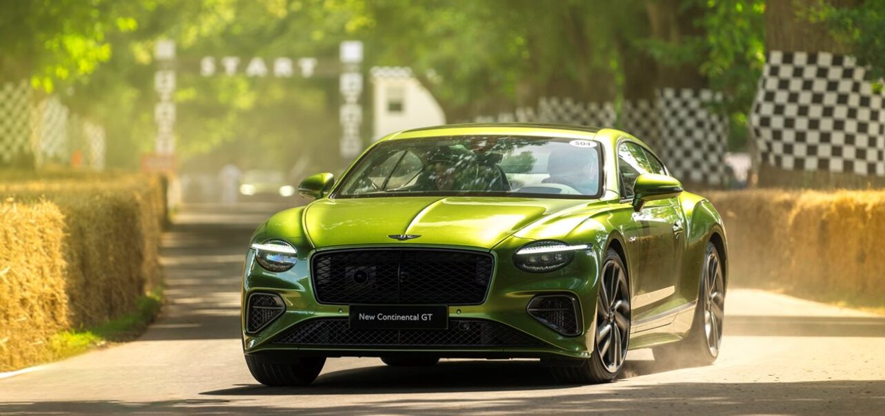 The fourth-generation Continental GT and GTC Speed debut at Goodwood Festival of Speed, featuring an Ultra Performance Hybrid powertrain delivering 782 PS and 1000 Nm torque.