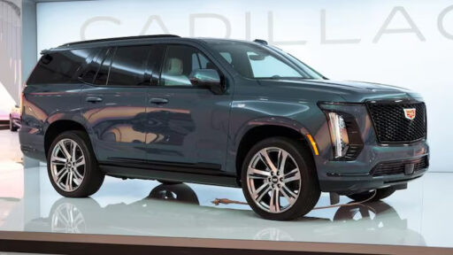 Cadillac unveils the refreshed 2025 Escalade, blending classic V-8 power with new tech and design updates inspired by its electric counterpart, the Escalade IQ.