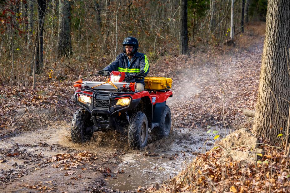 Honda announces its 2025 ATV lineup, featuring the Foreman Rubicon, Foreman 4x4, and Rancher models, known for robust engineering and reliability, now in TrueTimber® Atera Camo.