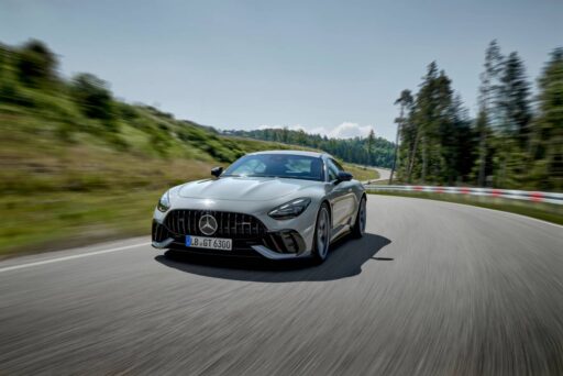 The new Mercedes-AMG GT 63 PRO 4MATIC+ debuts at Goodwood, boasting 612 hp and enhanced aerodynamics for racetrack agility, while maintaining everyday practicality.