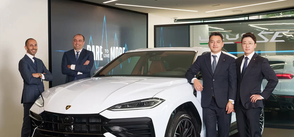 Automobili Lamborghini opens a new dealership in Bundang, featuring the latest Urus SE hybrid SUV, emphasizing its strategic growth in South Korea and offering personalized experiences.