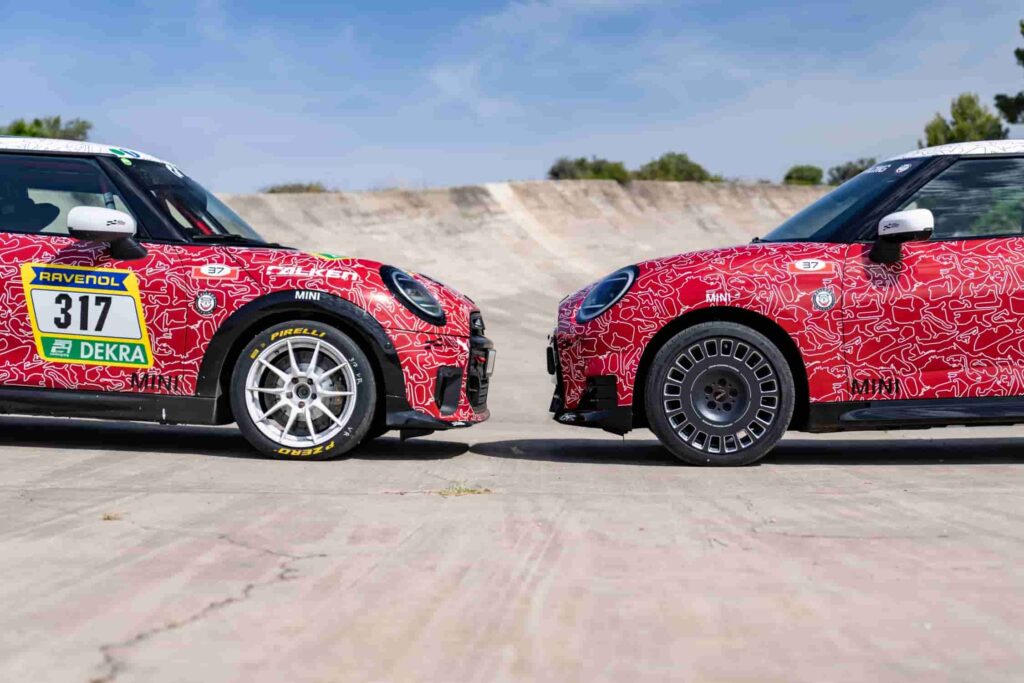 MINI debuts the electric John Cooper Works E Prototype and petrol-powered Prototype #317 at Goodwood Festival of Speed, celebrating 60 years of motorsport heritage.