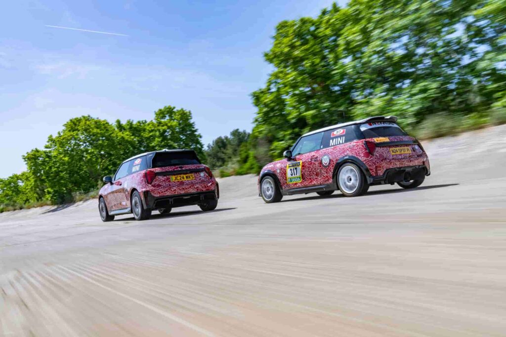 MINI debuts the electric John Cooper Works E Prototype and petrol-powered Prototype #317 at Goodwood Festival of Speed, celebrating 60 years of motorsport heritage.