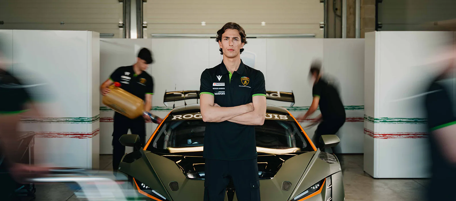 Automobili Lamborghini and Macron join forces to outfit Squadra Corse for three seasons, combining high-tech functionality and Italian style in their new partnership.