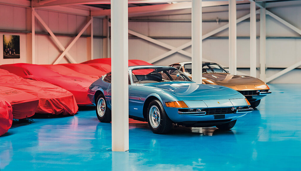 Andrew Pisker, a lifelong Ferrari enthusiast, shares his journey from buying his first Ferrari at 23 to owning an award-winning collection of iconic models, all meticulously restored.