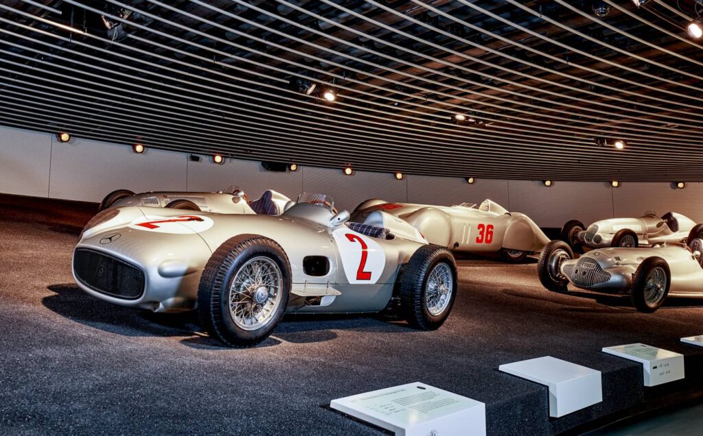 Mercedes-Benz celebrates 130 years of motorsport at the Goodwood Festival of Speed from July 11 to 14, 2024, showcasing iconic racing cars from various eras and highlighting their contributions to motorsport history.