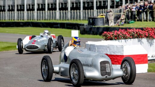 Mercedes-Benz celebrates 130 years of motorsport at the Goodwood Festival of Speed from July 11 to 14, 2024, showcasing iconic racing cars from various eras and highlighting their contributions to motorsport history.