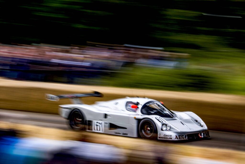 Mercedes-Benz celebrated 130 years of motorsport history at the Goodwood Festival of Speed 2024 with a spectacular parade, featuring iconic vehicles like the W 25, C 11, CLK LM, and the "Blue Wonder."