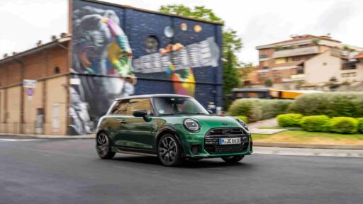 The new MINI Cooper S JCW Trim offers urban driving perfection with compact design, powerful 204 hp performance, precise steering, and advanced safety features for an exhilarating, practical experience.