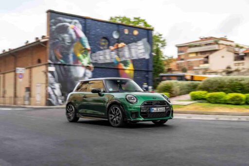 The new MINI Cooper S JCW Trim offers urban driving perfection with compact design, powerful 204 hp performance, precise steering, and advanced safety features for an exhilarating, practical experience.