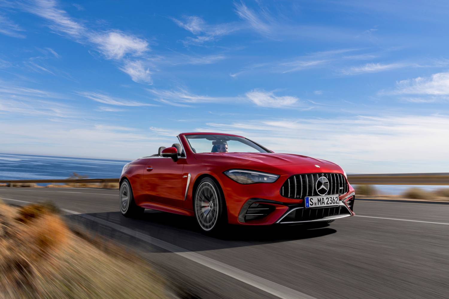 The Mercedes-AMG CLE 53 4MATIC+ Cabriolet, starting at €89,388.04, offers luxurious features, a powerful 3.0-litre engine, and year-round usability with innovative comfort systems.