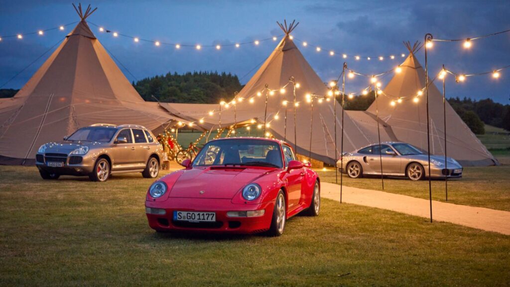 Porsche dazzled visitors at the 2024 Goodwood Festival of Speed, showcasing the new 992-generation 911, all-electric Macan, and Taycan Turbo GT, highlighting their commitment to innovation and performance.