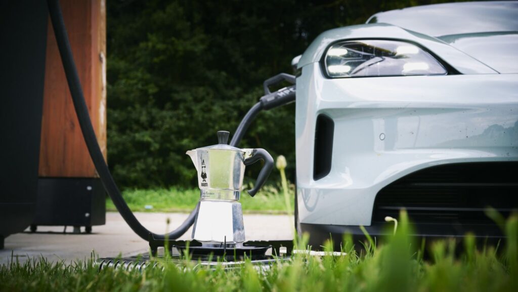 A road trip from Zurich to the Formula E finale in London showcased the Porsche Taycan's exceptional electric performance and efficiency, covering over 2,000 km with minimal charging stops.