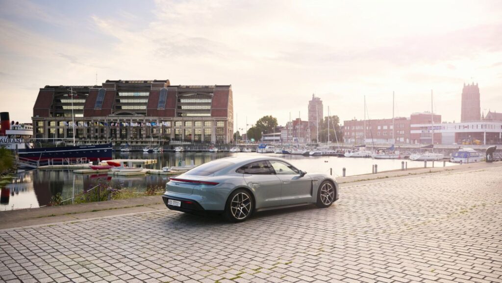 A road trip from Zurich to the Formula E finale in London showcased the Porsche Taycan's exceptional electric performance and efficiency, covering over 2,000 km with minimal charging stops.