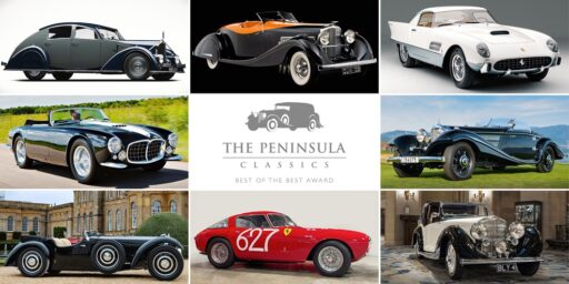 The Peninsula has unveiled eight finalists for the esteemed Peninsula Classics 2023 Best of the Best Award, honoring the world's finest classic cars on 3 September 2024 at The Peninsula London.