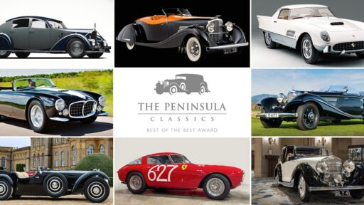 The Peninsula has unveiled eight finalists for the esteemed Peninsula Classics 2023 Best of the Best Award, honoring the world's finest classic cars on 3 September 2024 at The Peninsula London.