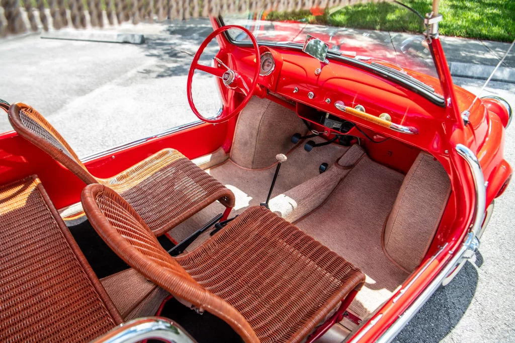 Rare 1959 Fiat 500 Jolly with just 6,313 miles and a quirky surrey top is up for sale at £78,000. Perfect for beach lovers, this iconic model offers timeless seaside charm.