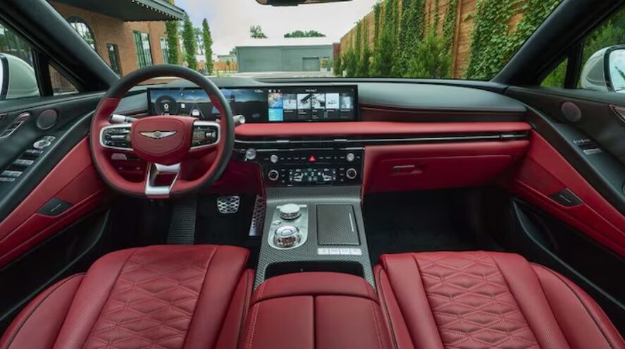 The 2025 Genesis G80 receives subtle updates, including a new 27-inch OLED display and redesigned exterior, maintaining its luxury appeal while staying competitive in its class.